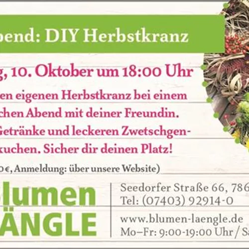 Mädelsabend: DIY Herbstkranz